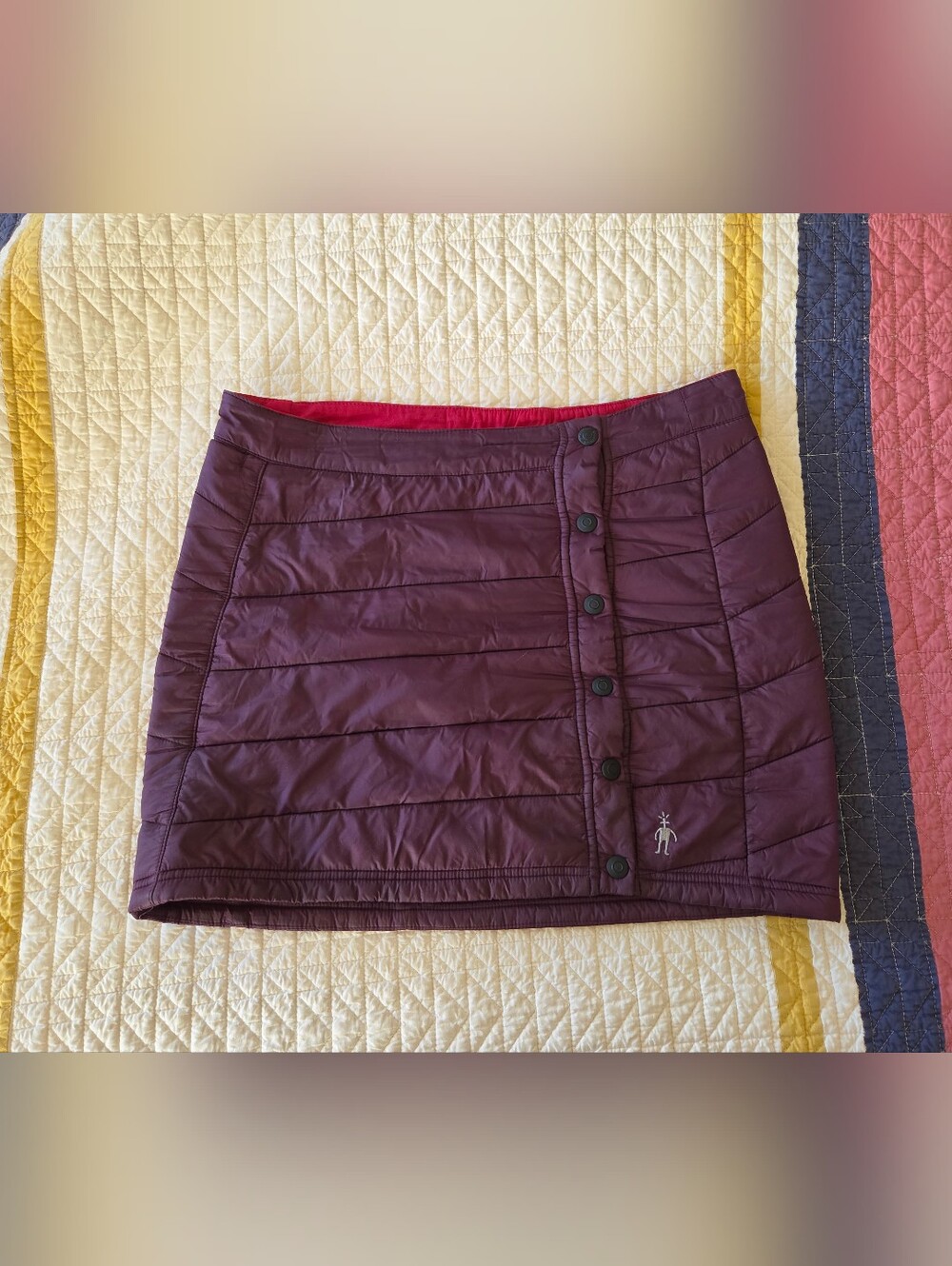 Smartwool Quilted Plum Button-Front Women's Skirt